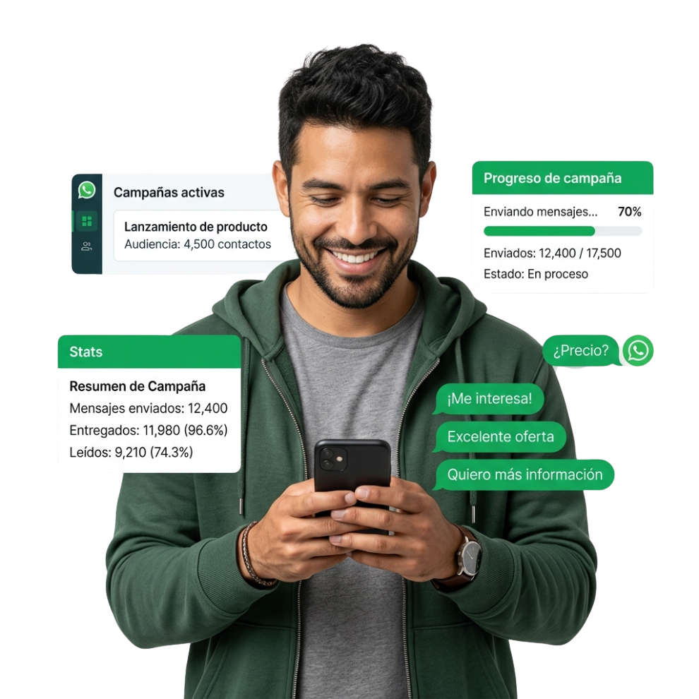 FlexSender en acción